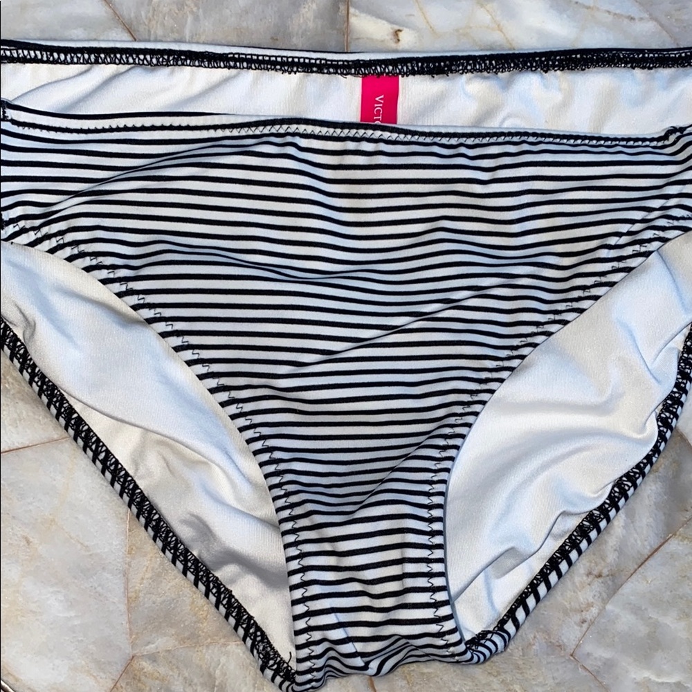 Victoria's Secret Striped Black and White Women's Intimate Medium